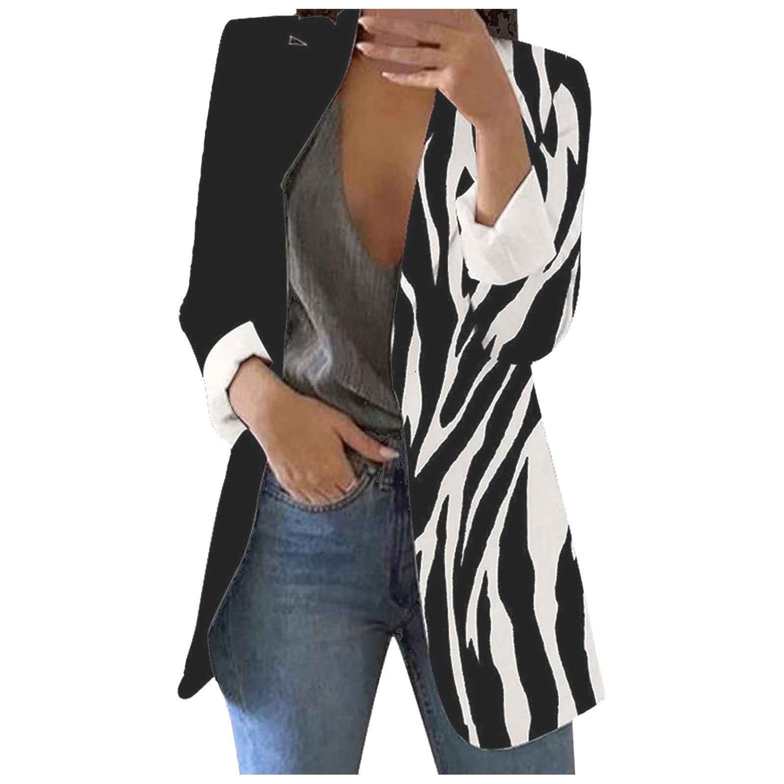 Suit Jacket 2024 Spring Jacket Women's Pioneer Design Checkered Coat Commuter O image 5