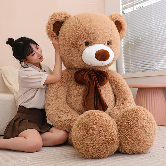 Giant Size American Teddy Bear Plush Toy Big Stuffed Animals Dolls Birthday Val image 0