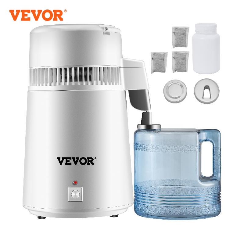 VEVOR 4L Water Distiller Purifier Filter Dispenser Heating Drinking Bottle Soft image 0
