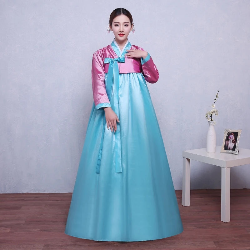 Women Hanbok Dress Korean Fashion Ancient Costumes Traditional Party Asian Pala image 8