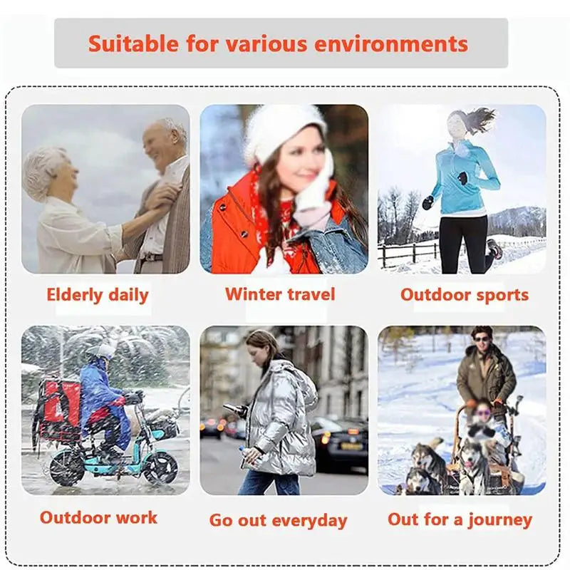 Winter Men Women Thicken Warm USB Heating Cotton Jackets Coat Smart Thermostat  image 7