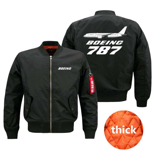 The Boeing 787 Autumn Winter Windproof Flight Aviation Pilots Men Ma1 Bomber Ja image 0