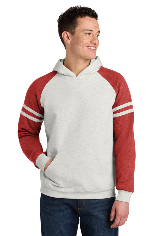 JerzeesÂ® Unisex NuBlendÂ® Varsity Colorblock Hooded Sweatshirt 97C