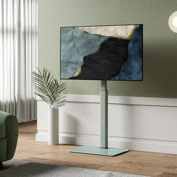 FITUEYES Universal TV Stand Base with Swivel Mount, Corner Floor TV Stand for 3 image 1