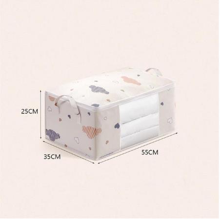 Large Capacity Clothes Storage Bag Organizer With Reinforced Handle Suitable Fo image 0