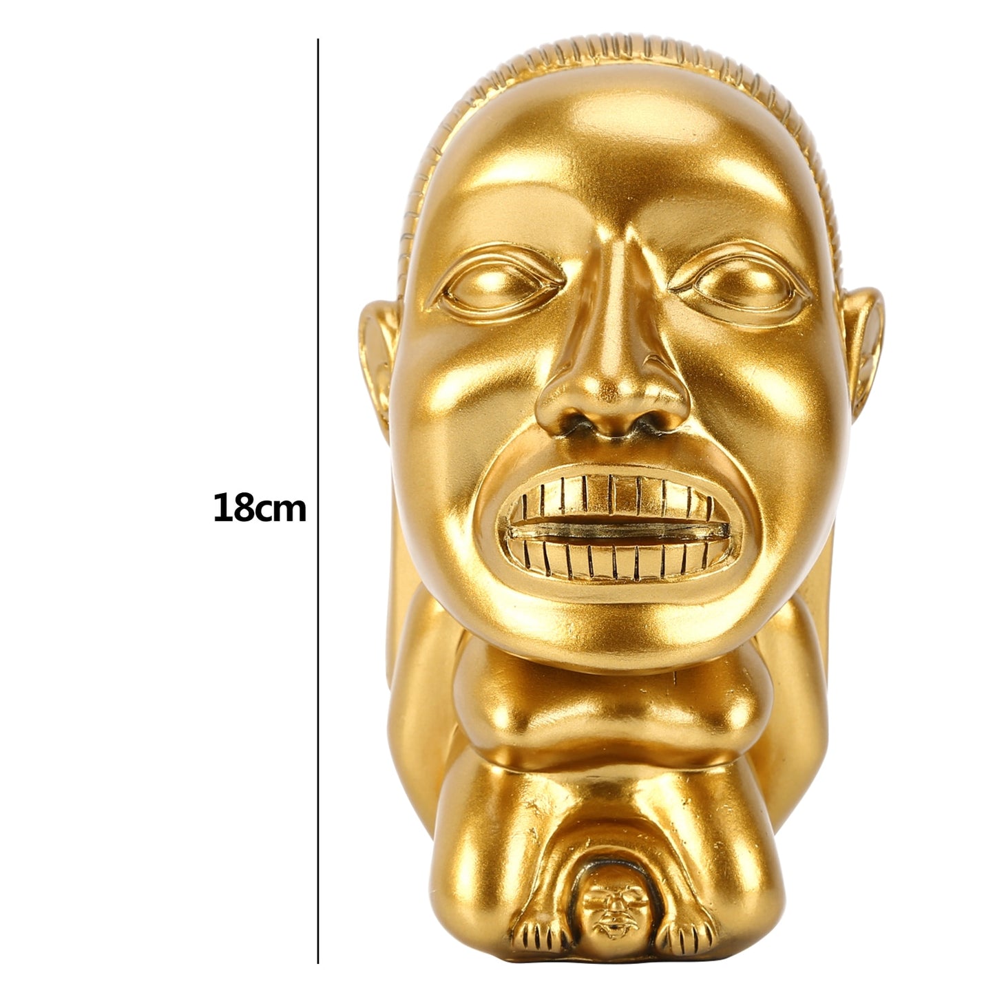 Indiana Jones Idol Golden Fertility Statue Resin Fertility Idol Sculpture with image 4