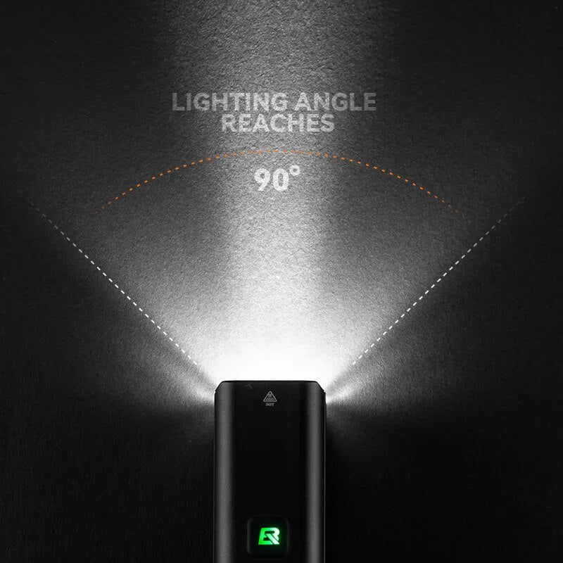 ROCKBROS Bike Light 1500LM5000mAh Type-C Bicycle Light Temperature Control  IPX image 13