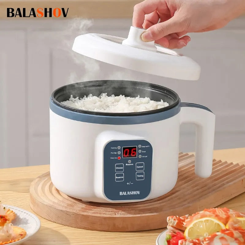 220V Electric Rice Cooker Single Double Layer Multi Cooker Non-Stick Hotpot Pan image 1