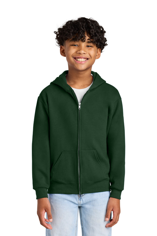 JerzeesÂ® - Youth NuBlendÂ® Full-Zip Hooded Sweatshirt.  993B