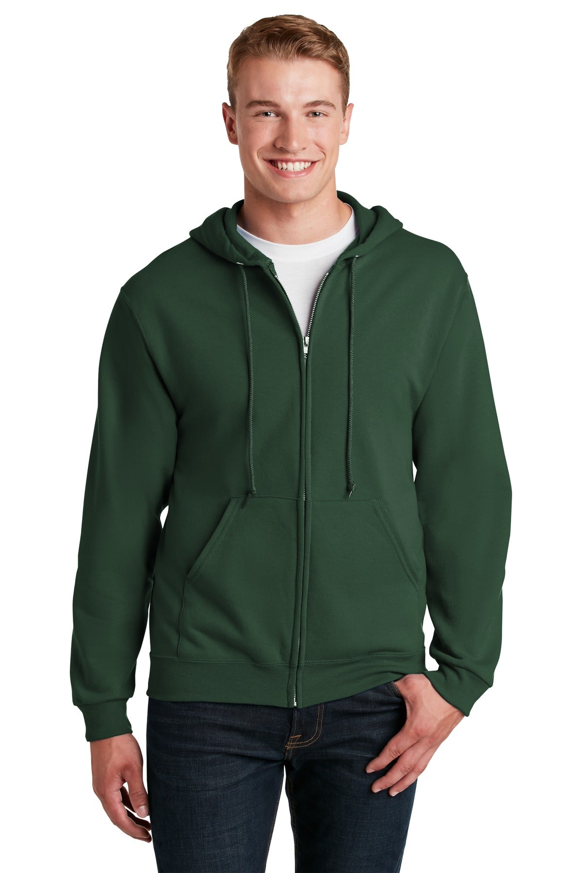 JerzeesÂ® - NuBlendÂ® Full-Zip Hooded Sweatshirt.  993M