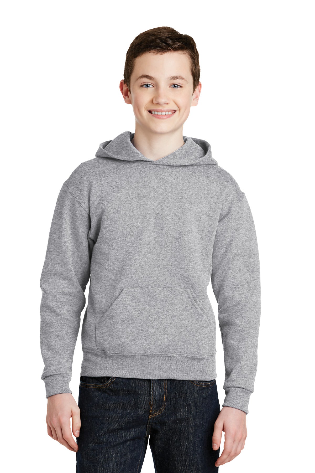 JerzeesÂ® - Youth NuBlendÂ® Pullover Hooded Sweatshirt.  996Y