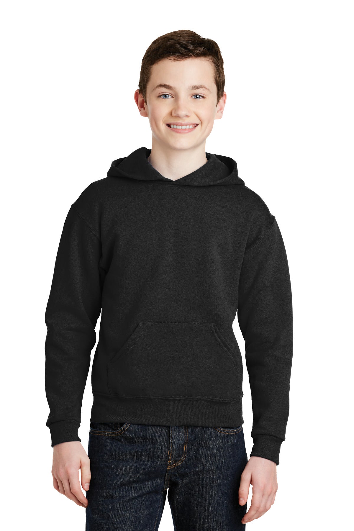 JerzeesÂ® - Youth NuBlendÂ® Pullover Hooded Sweatshirt.  996Y