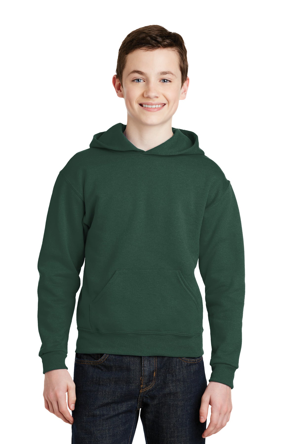 JerzeesÂ® - Youth NuBlendÂ® Pullover Hooded Sweatshirt.  996Y