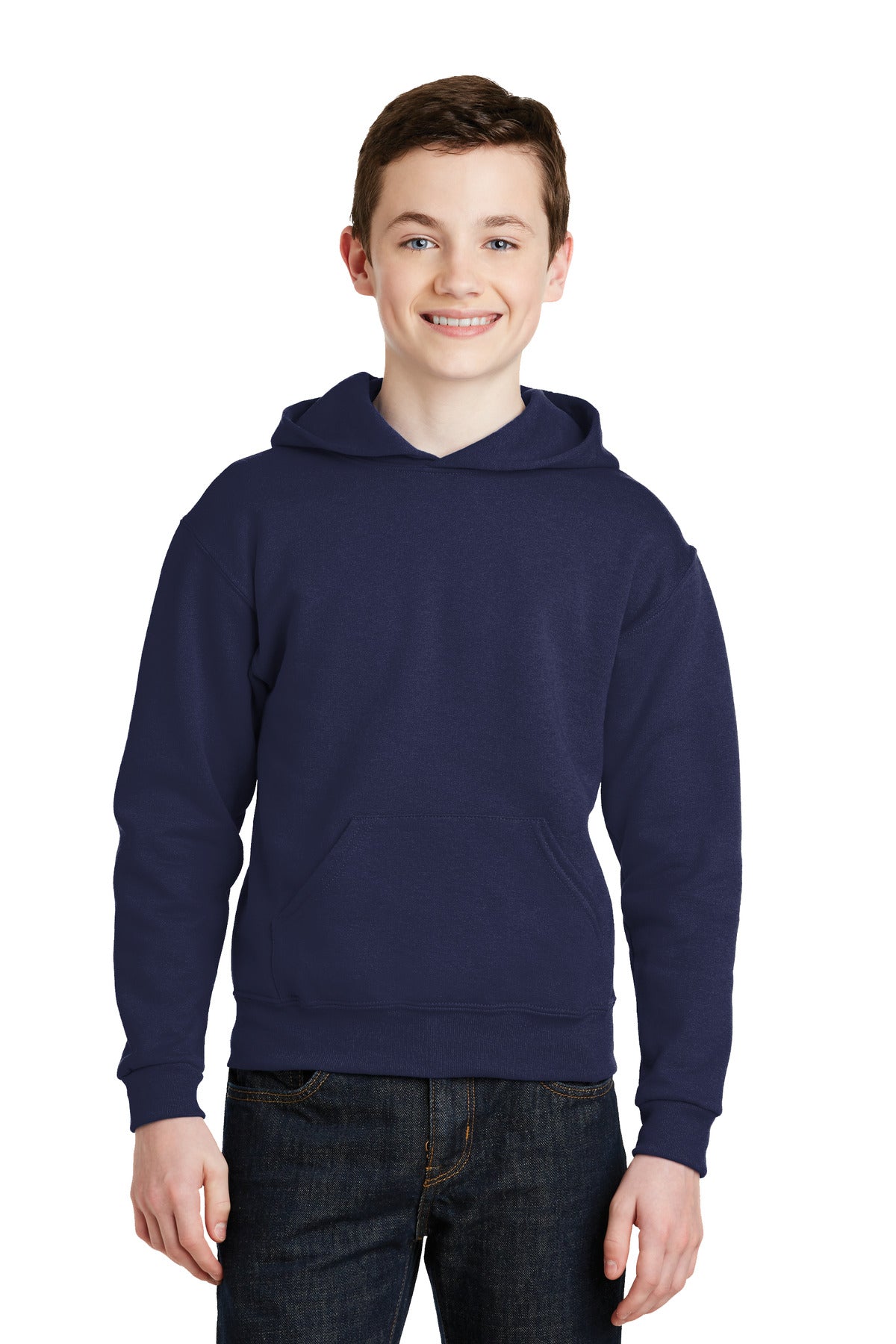 JerzeesÂ® - Youth NuBlendÂ® Pullover Hooded Sweatshirt.  996Y