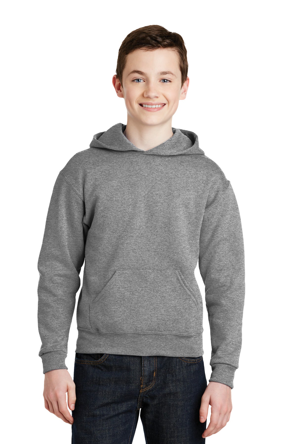 JerzeesÂ® - Youth NuBlendÂ® Pullover Hooded Sweatshirt.  996Y