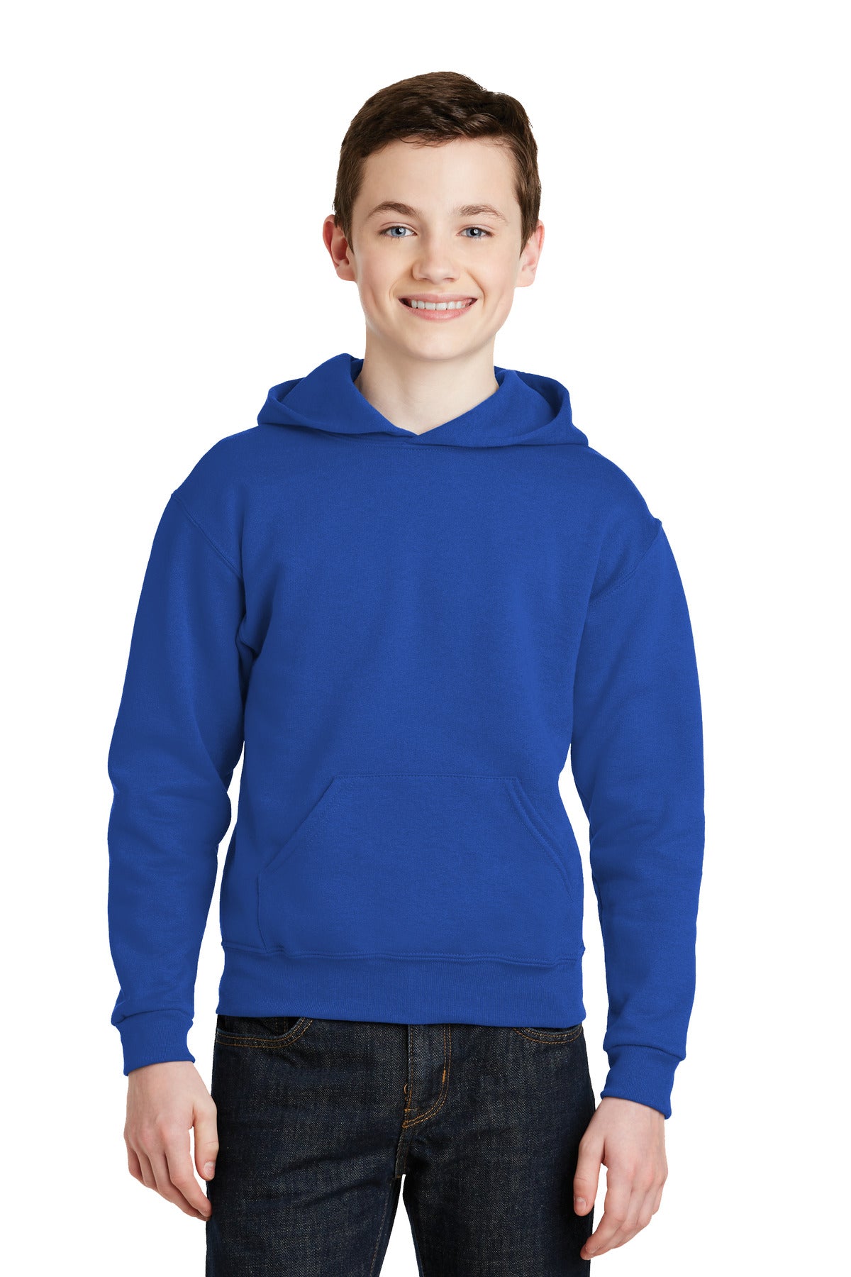 JerzeesÂ® - Youth NuBlendÂ® Pullover Hooded Sweatshirt.  996Y