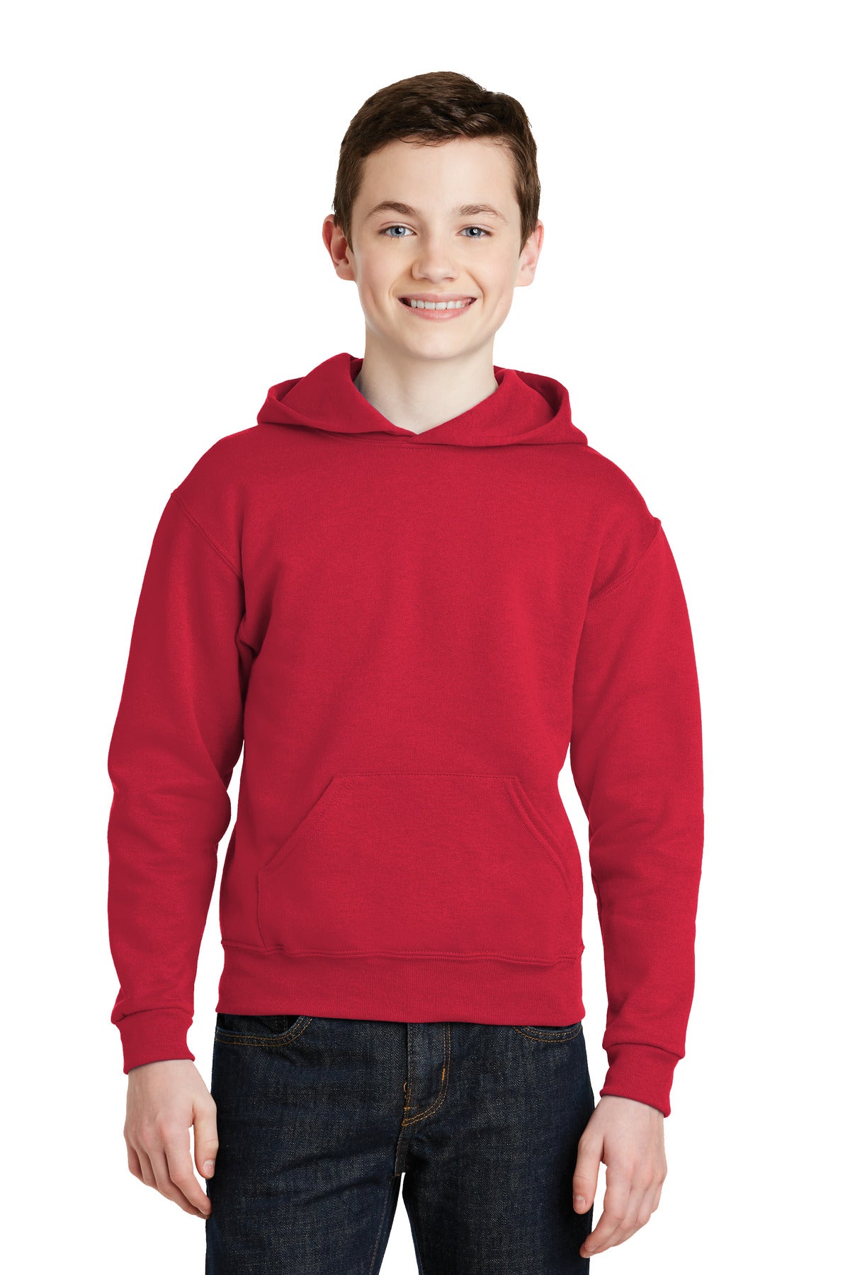 JerzeesÂ® - Youth NuBlendÂ® Pullover Hooded Sweatshirt.  996Y