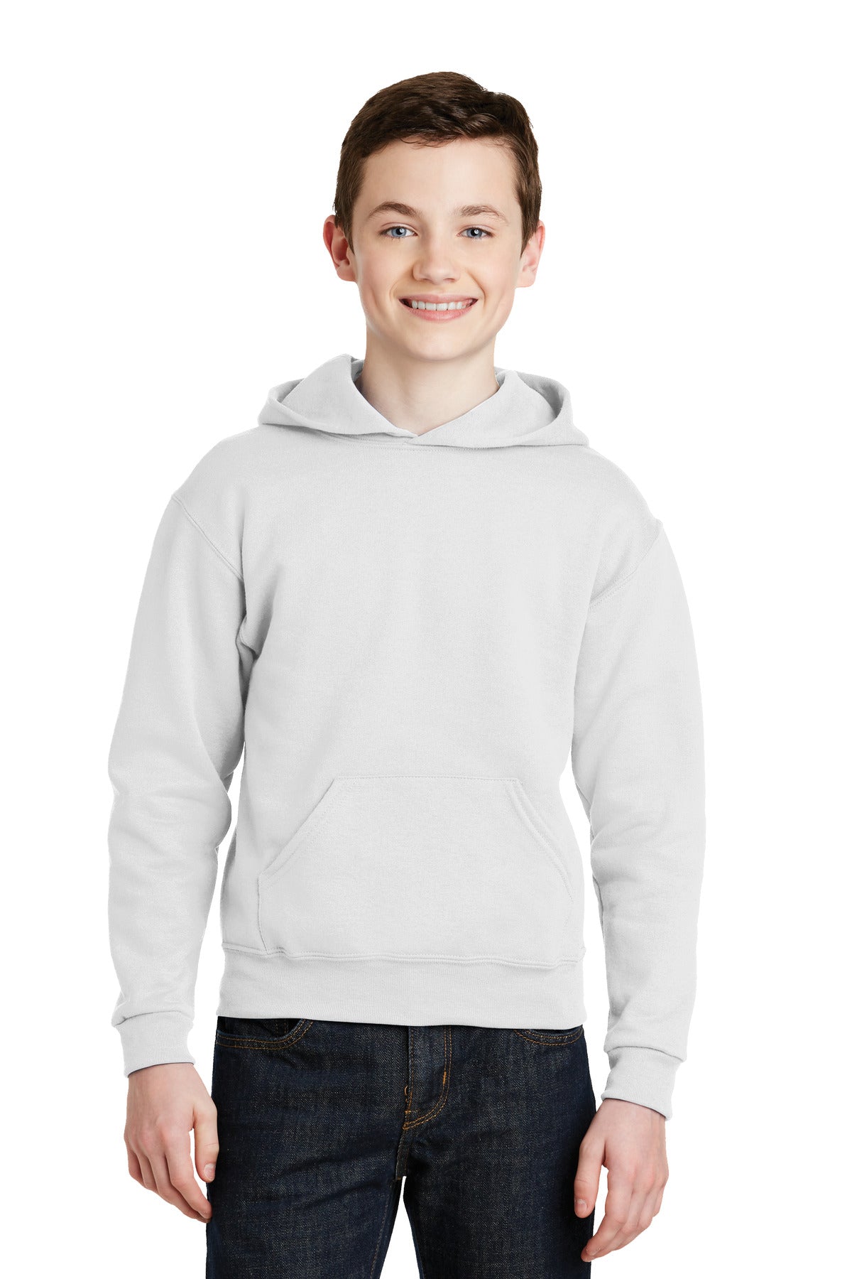 JerzeesÂ® - Youth NuBlendÂ® Pullover Hooded Sweatshirt.  996Y