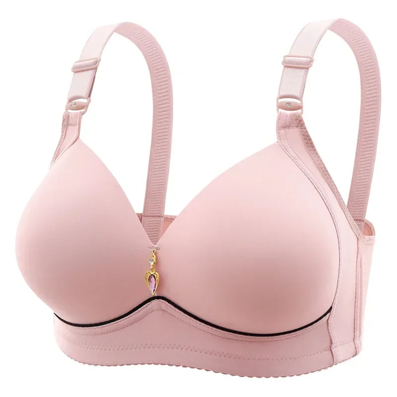 Mom Brassiere Without Steel Ring Breathable Gathered Ladies Underwear Non-magne image 6