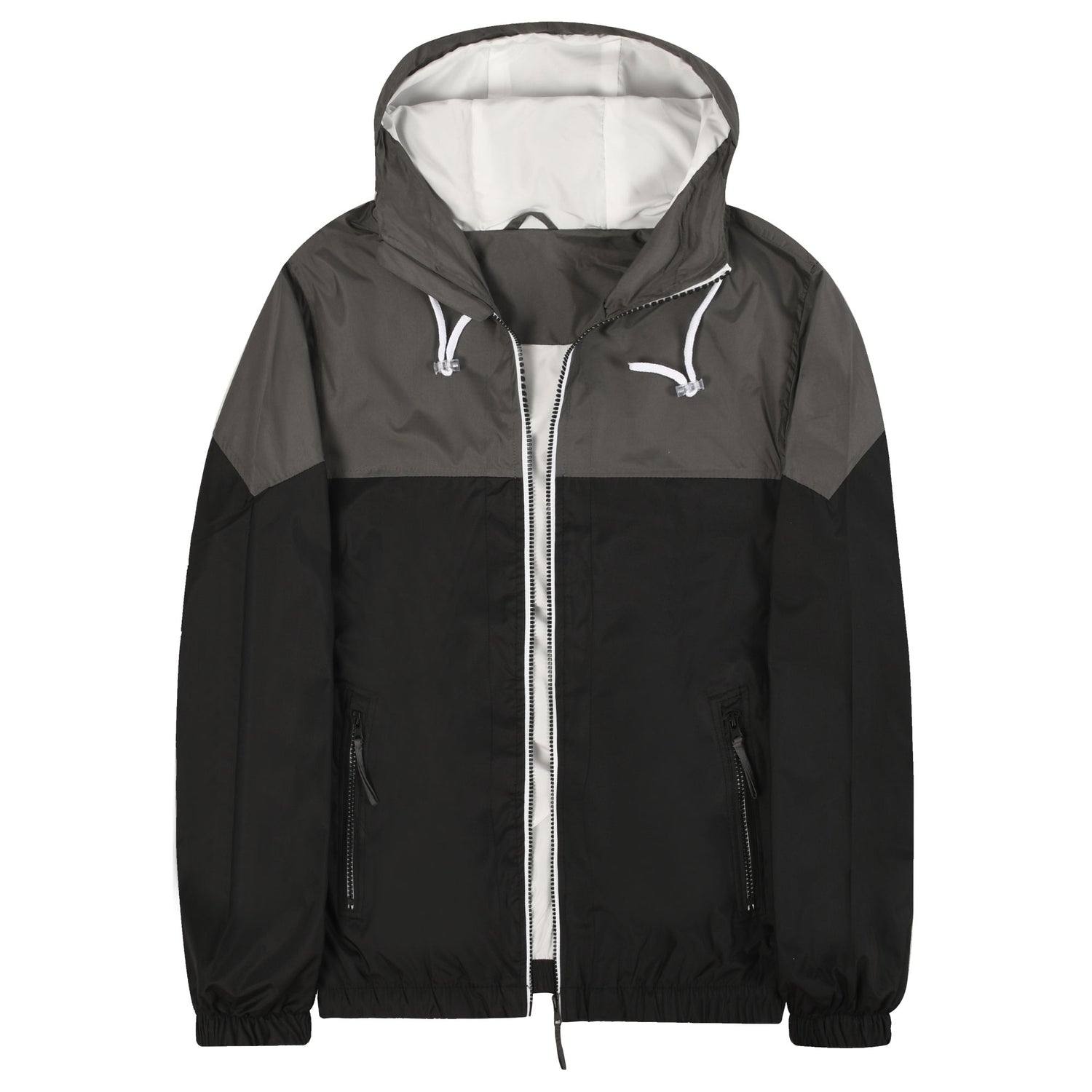 Men's Spring And Autumn New Colorblock Casual Jacket, Fashionable Hooded Windbr image 0