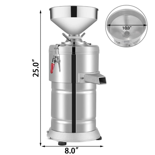 VEVOR 15Kg/H Peanut Butter Maker 1100W Electric Commercial Walnuts Nuts Stuff G image 0