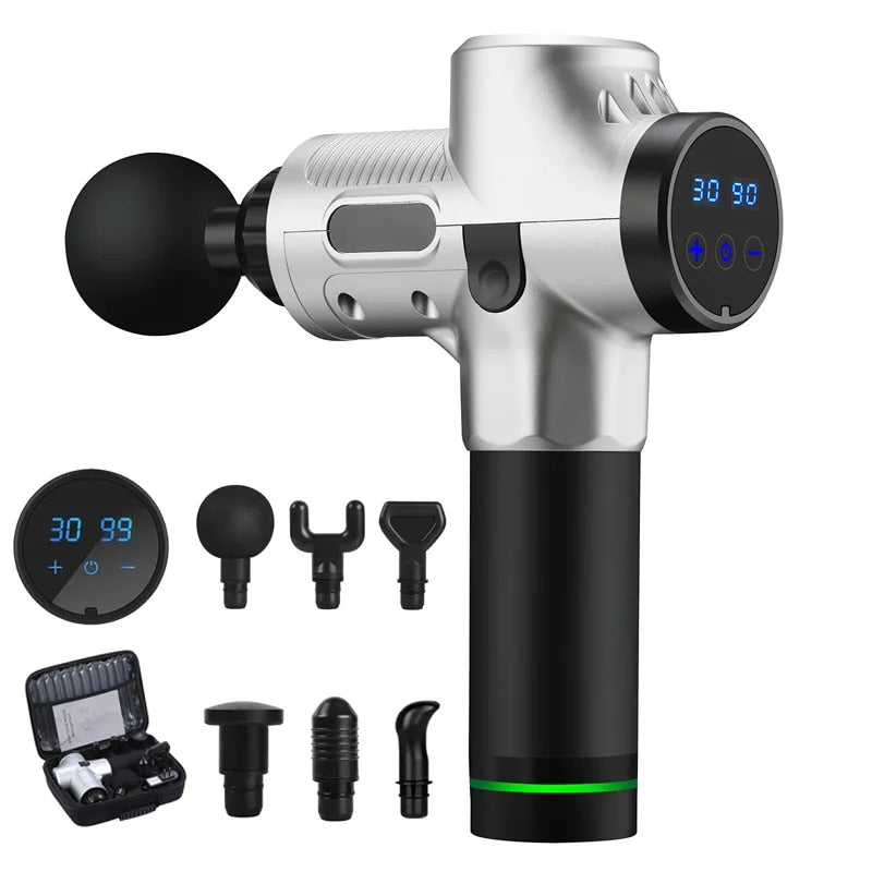 Portable Massage Gun for Body Neck Deep Tissue Muscle Relaxation Gout Pain Reli image 0