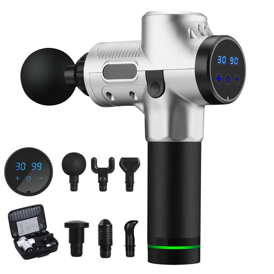 Portable Massage Gun for Body Neck Deep Tissue Muscle Relaxation Gout Pain Reli image 0