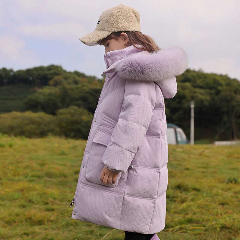 2024 Winter warm Down jacket kids toddler girl clothes Girls clothing Thicken P image 6