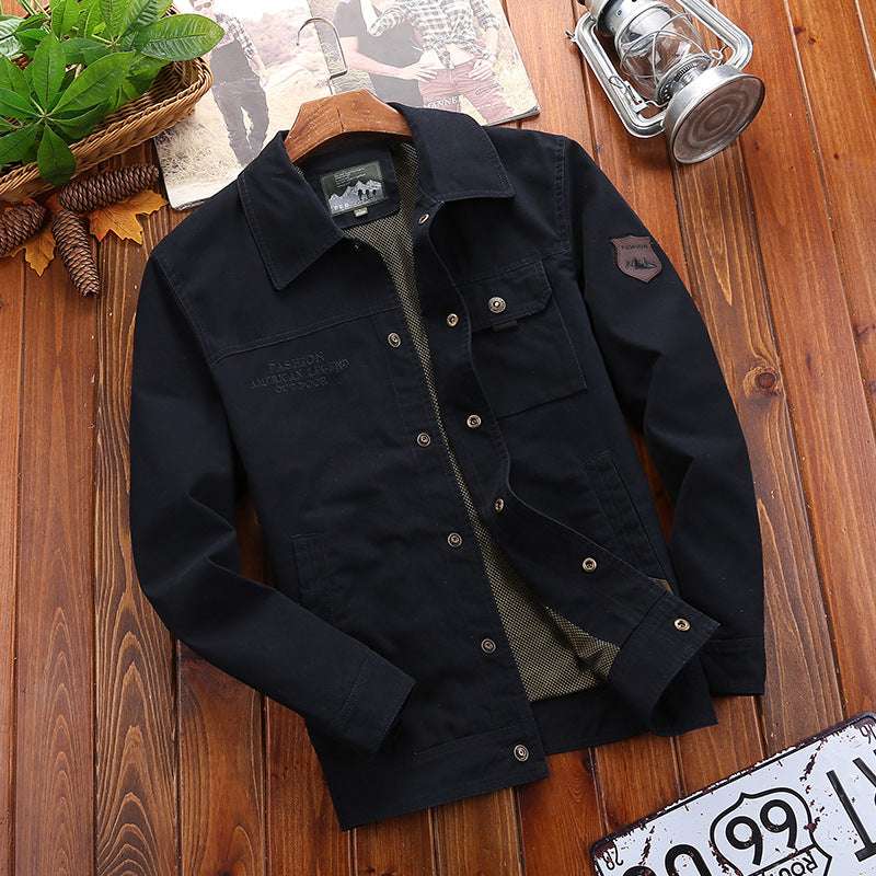 Bomber Coat Tactics Jacket Men Autumn Spring Plus Size outdoor Pilot Cargo Jack image 0