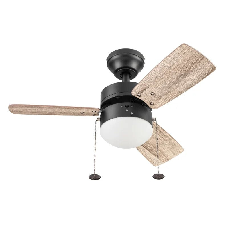Better Homes & Gardens Finney 30" Oil-Rubbed Bronze Ceiling Fan with Light, 3 B image 2