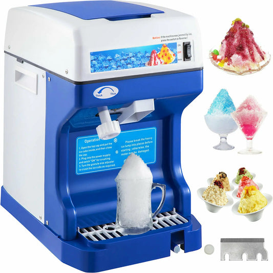 VEVOR 120/200 KG/H Electric Ice Shaver Branch Crusher Chopper Smoothie Blender image 0