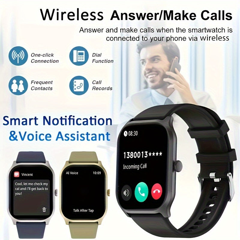 Smart watch, wireless calling/dial, multi-Sport mode, calling reminder and reje image 7