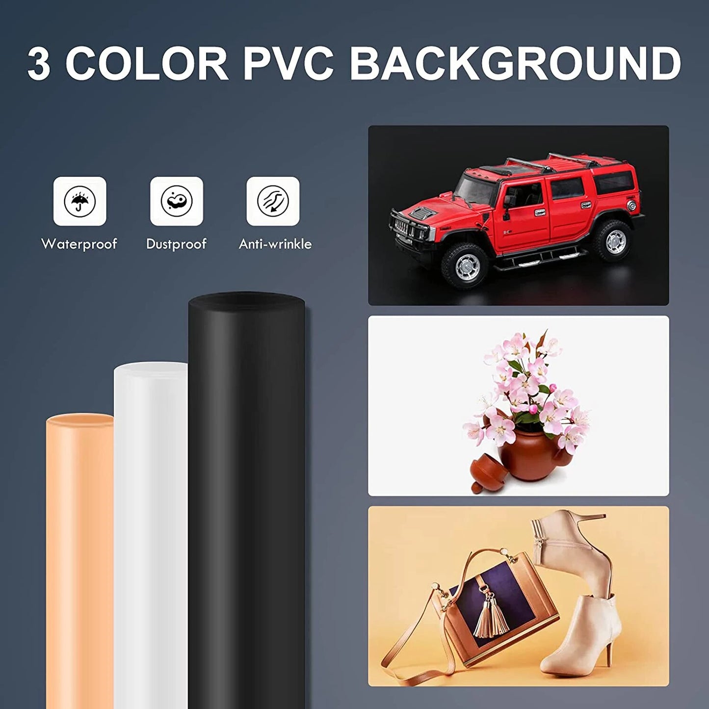 Photo Studio Light Box 16x16in 40x40cm Photography Adjustable Brightness Photo image 3