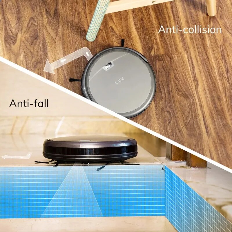 Robot Vacuum Cleaner, Roller Brush，Hardfloor and Low-pile Carpets， 450ml Large image 2