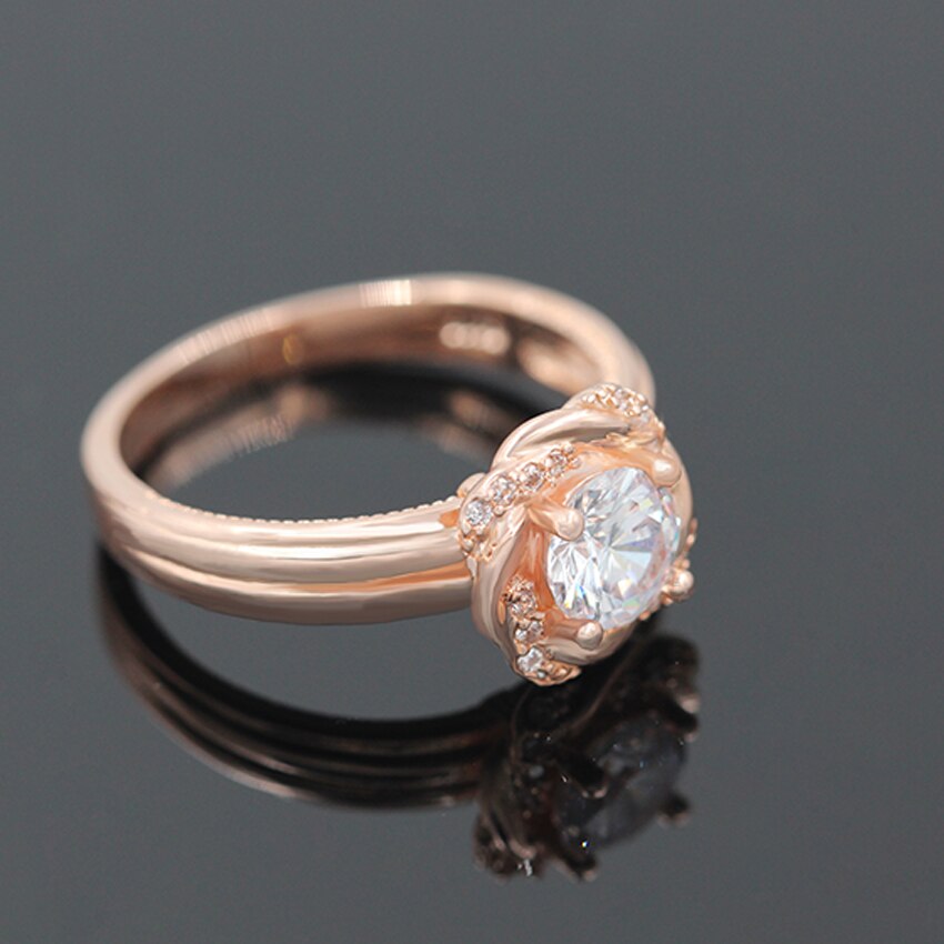 US STOCK 15% Off Uloveido Rose Gold Color Rings for Women Ring Female Anel image 5