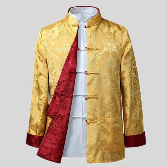 Tang Suit Chinese Shirt Style Jacket Collar Traditional Chinese Clothing for Me image 0