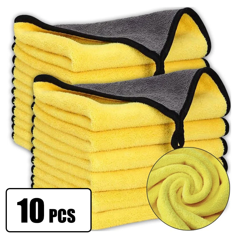 Car Wash Microfiber Towel 30x30/60CM Car Cleaning Drying Cloth Hemming Car Care image 2
