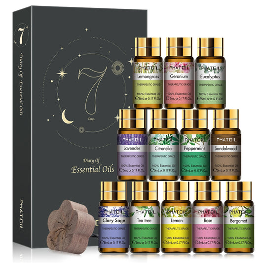 PHATOIL Pure Natural Aromatherapy Essential Oils Set for Candles Scented Aromat image 0