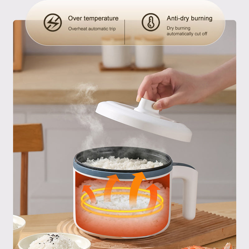 1.7L Electric Rice Cooker 1-2 People Household Non-stick Pan Single/Double Laye image 3