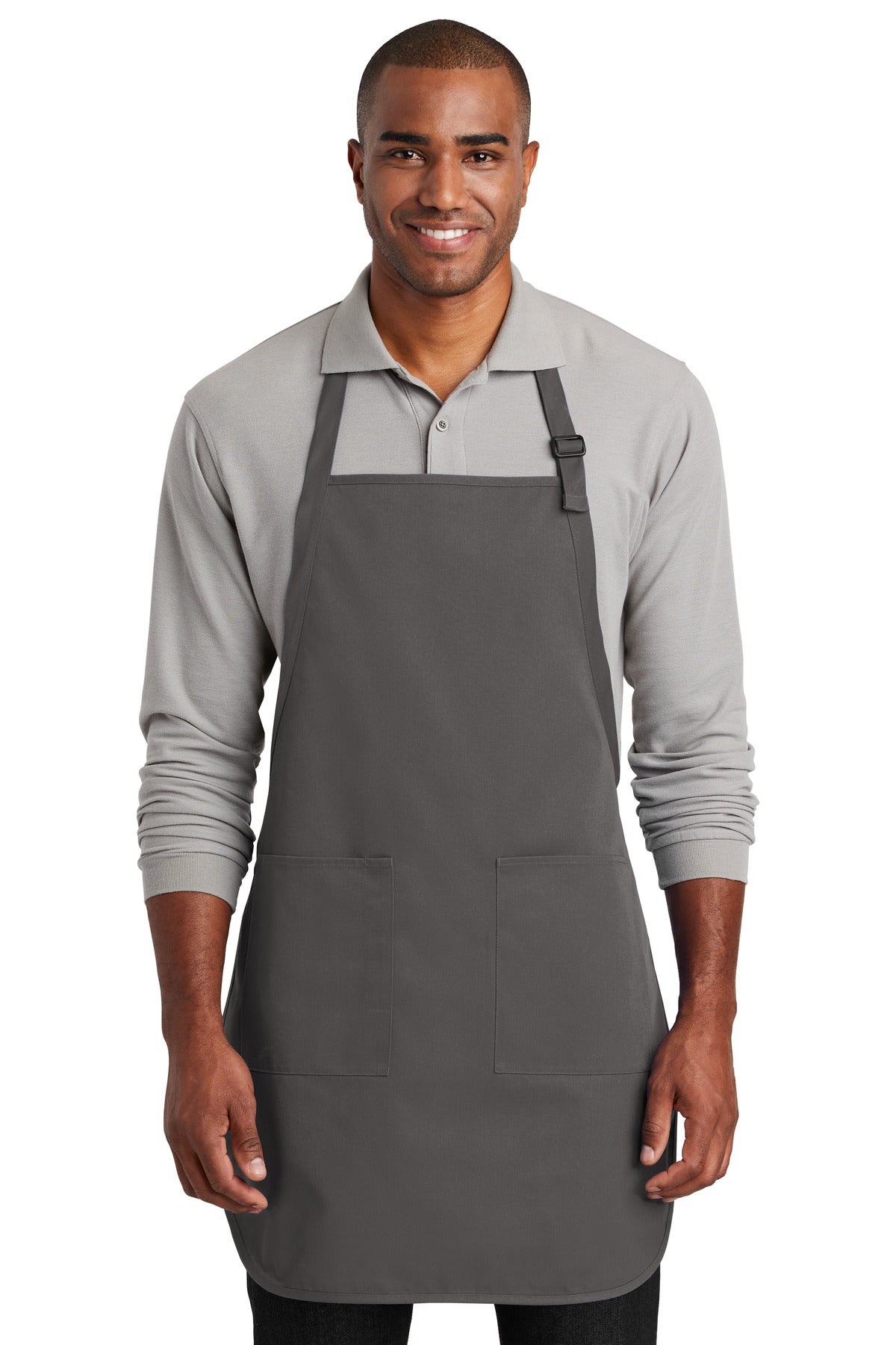 مريلة بورت أوثوريتي® كاملة الطول بجيبين. A600
