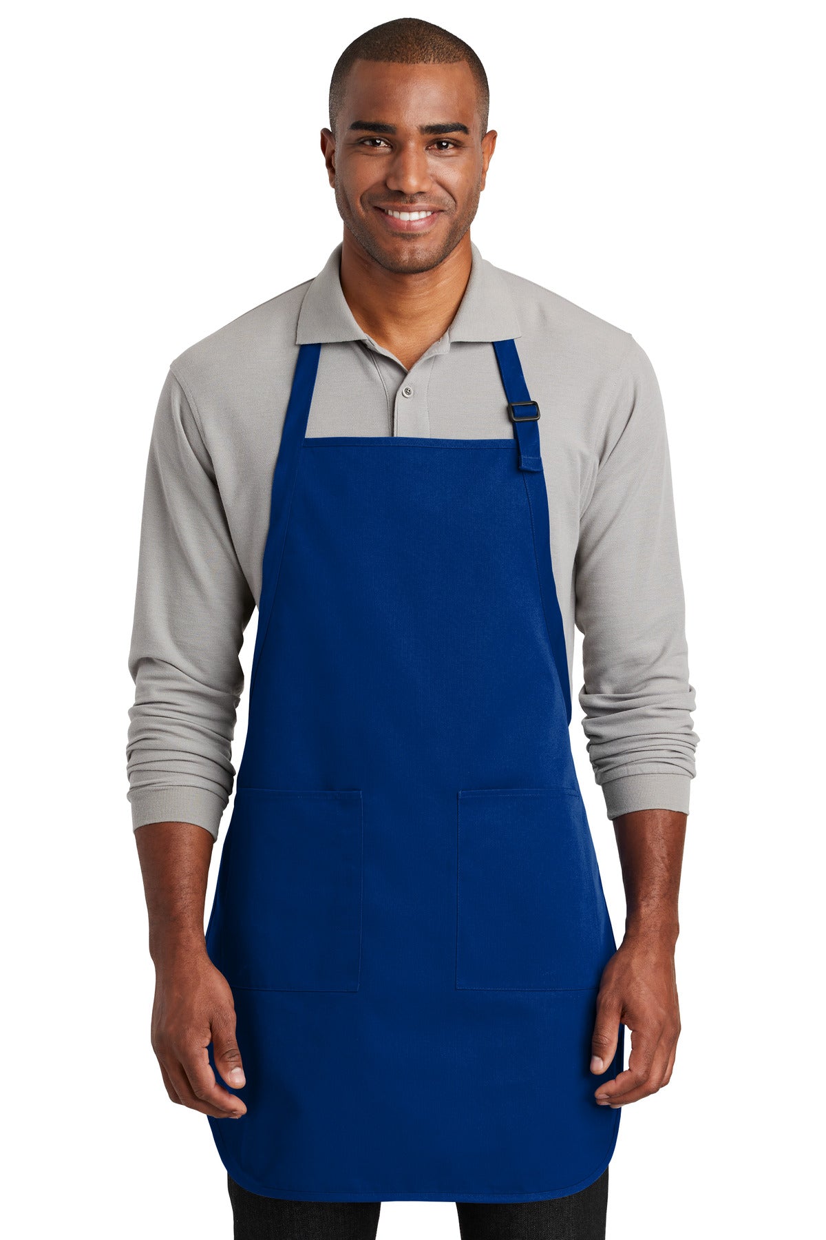 مريلة بورت أوثوريتي® كاملة الطول بجيبين. A600