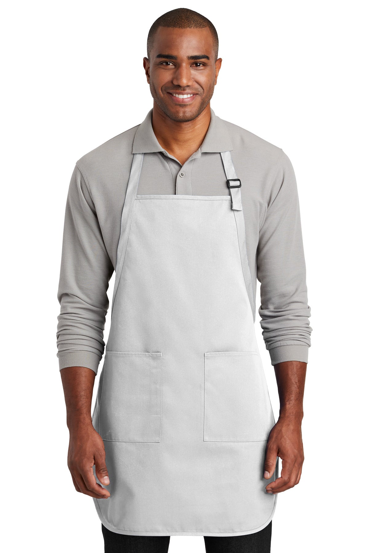 مريلة بورت أوثوريتي® كاملة الطول بجيبين. A600