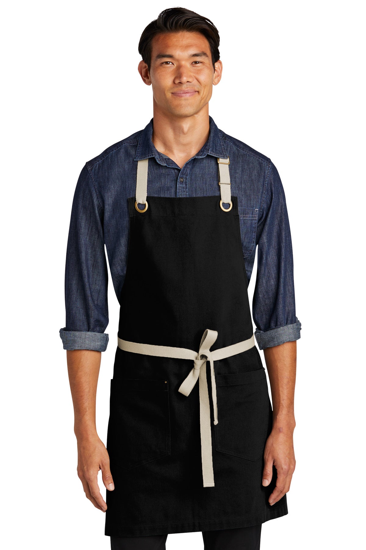 Port AuthorityÂ® Canvas Full-Length Two-Pocket Apron A815