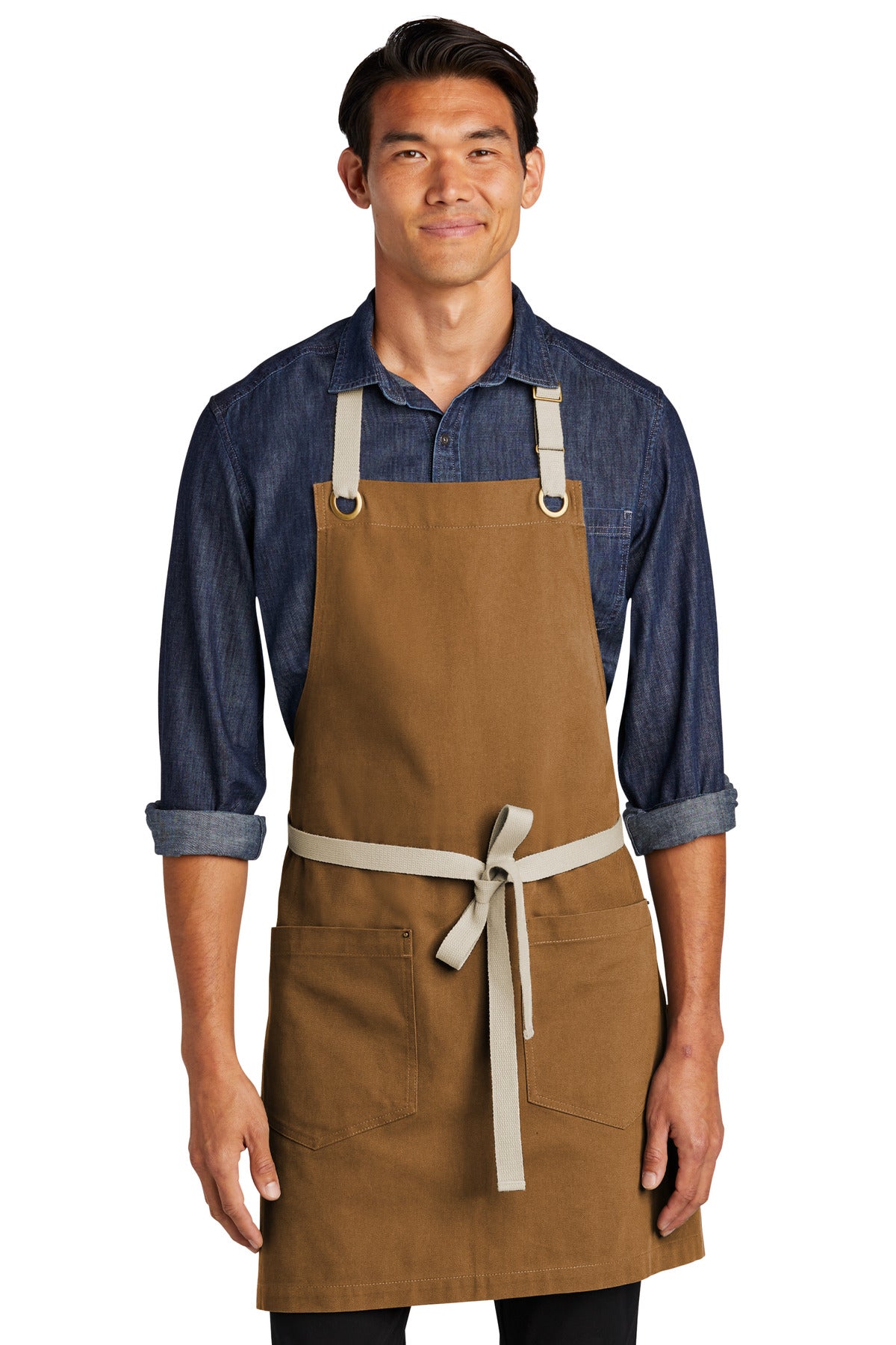 Port AuthorityÂ® Canvas Full-Length Two-Pocket Apron A815