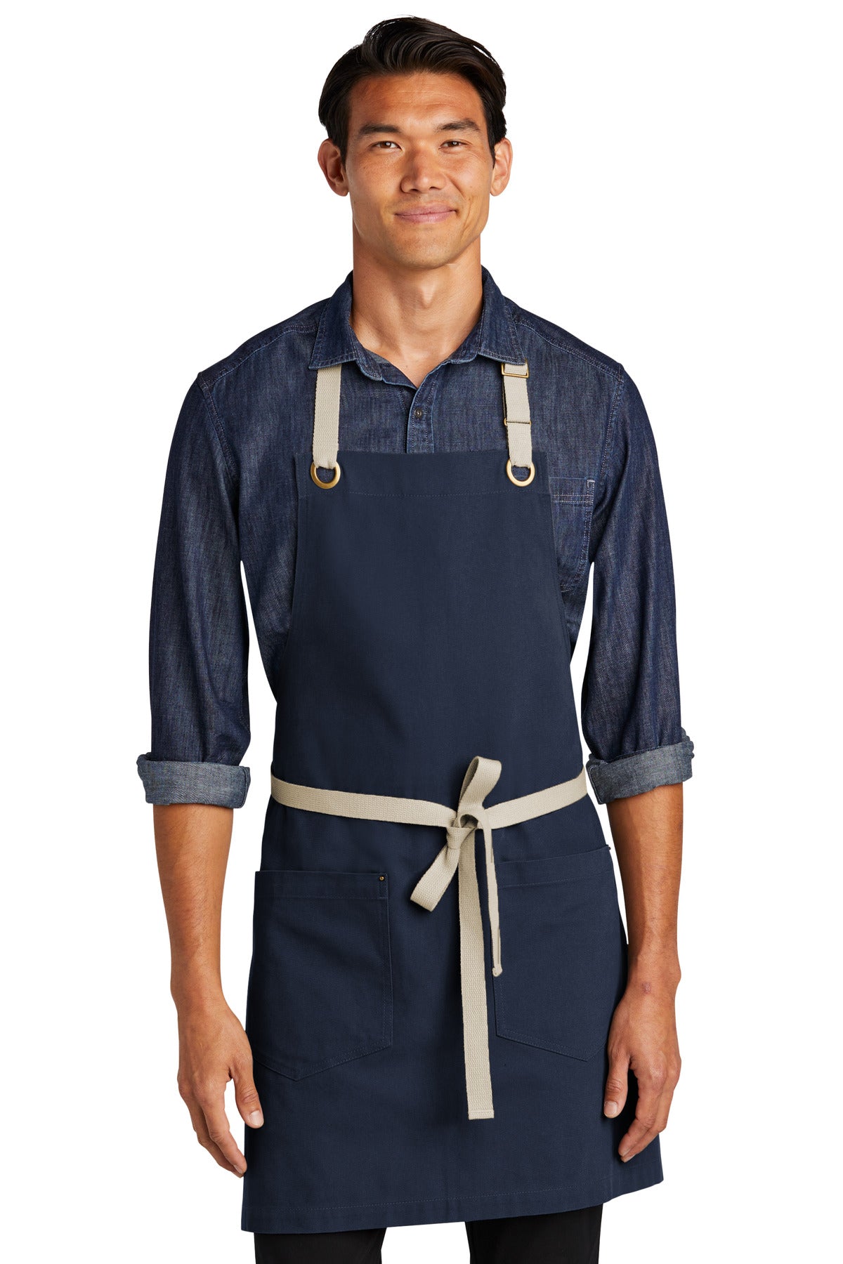 Port AuthorityÂ® Canvas Full-Length Two-Pocket Apron A815