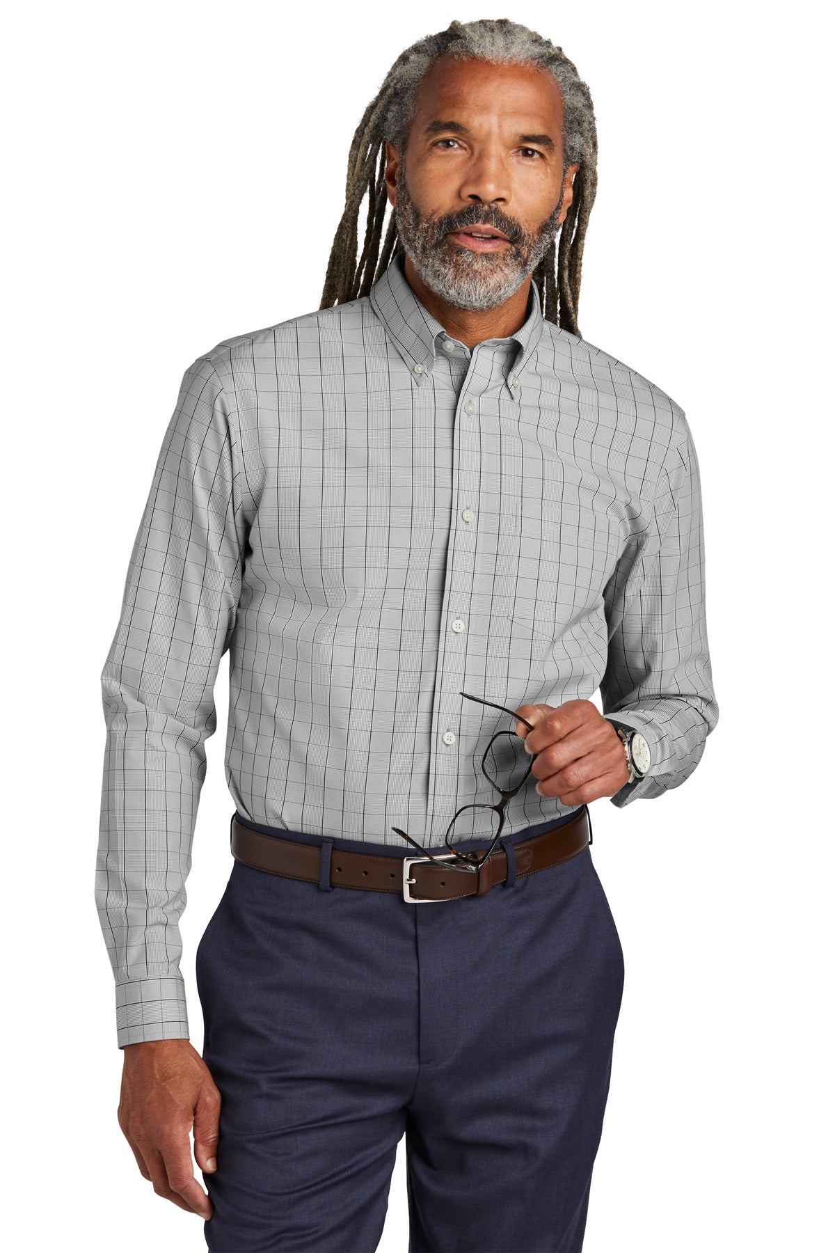 Brooks BrothersÂ® Wrinkle-Free Stretch Patterned Shirt BB18008