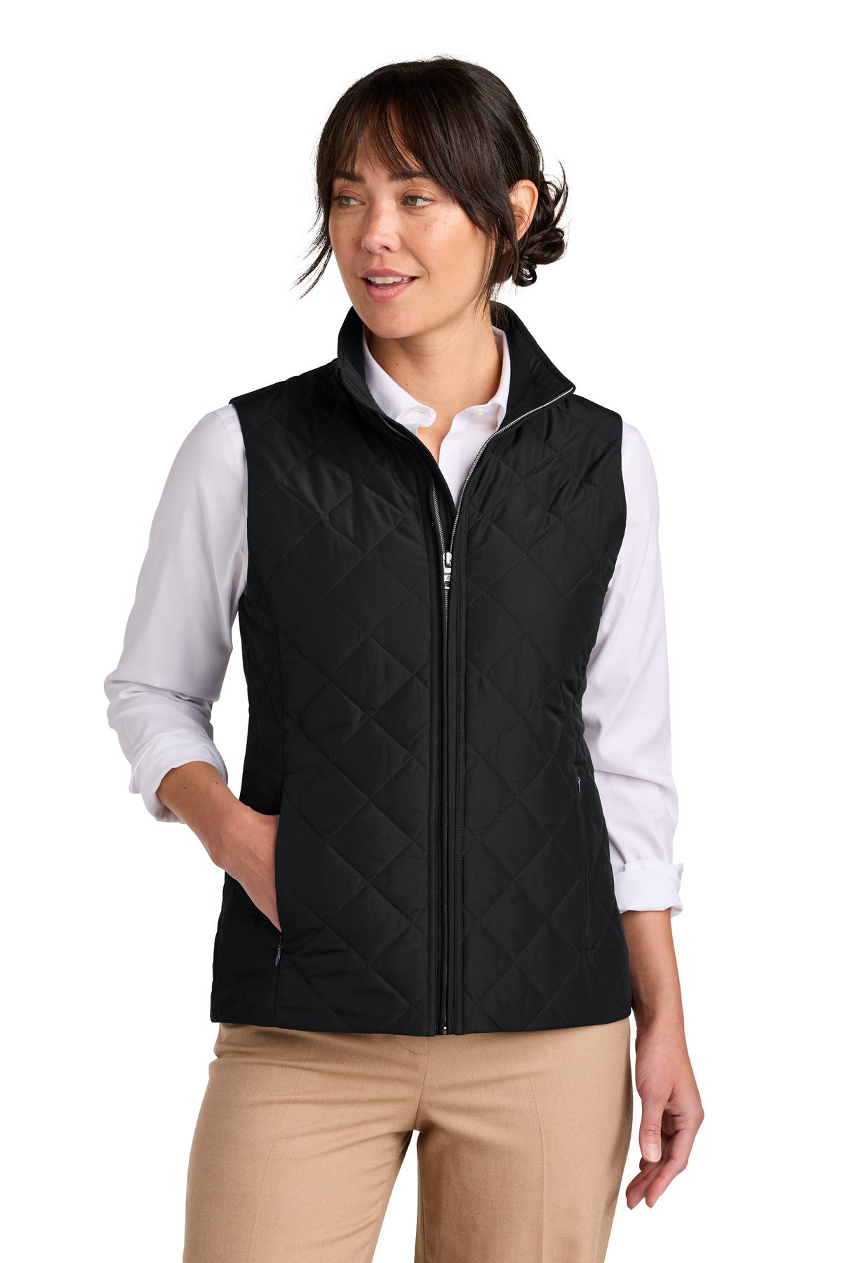 Brooks BrothersÂ® Women's Quilted Vest BB18603