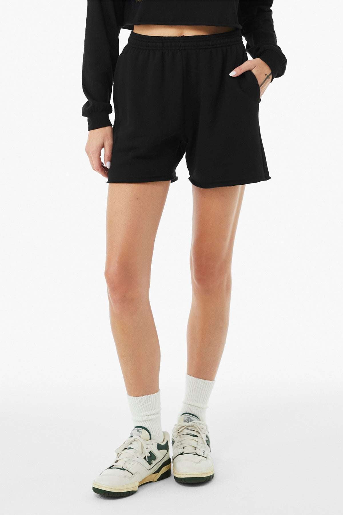 BELLA+CANVASÂ® Women's Cutoff Sweatshort BC3787