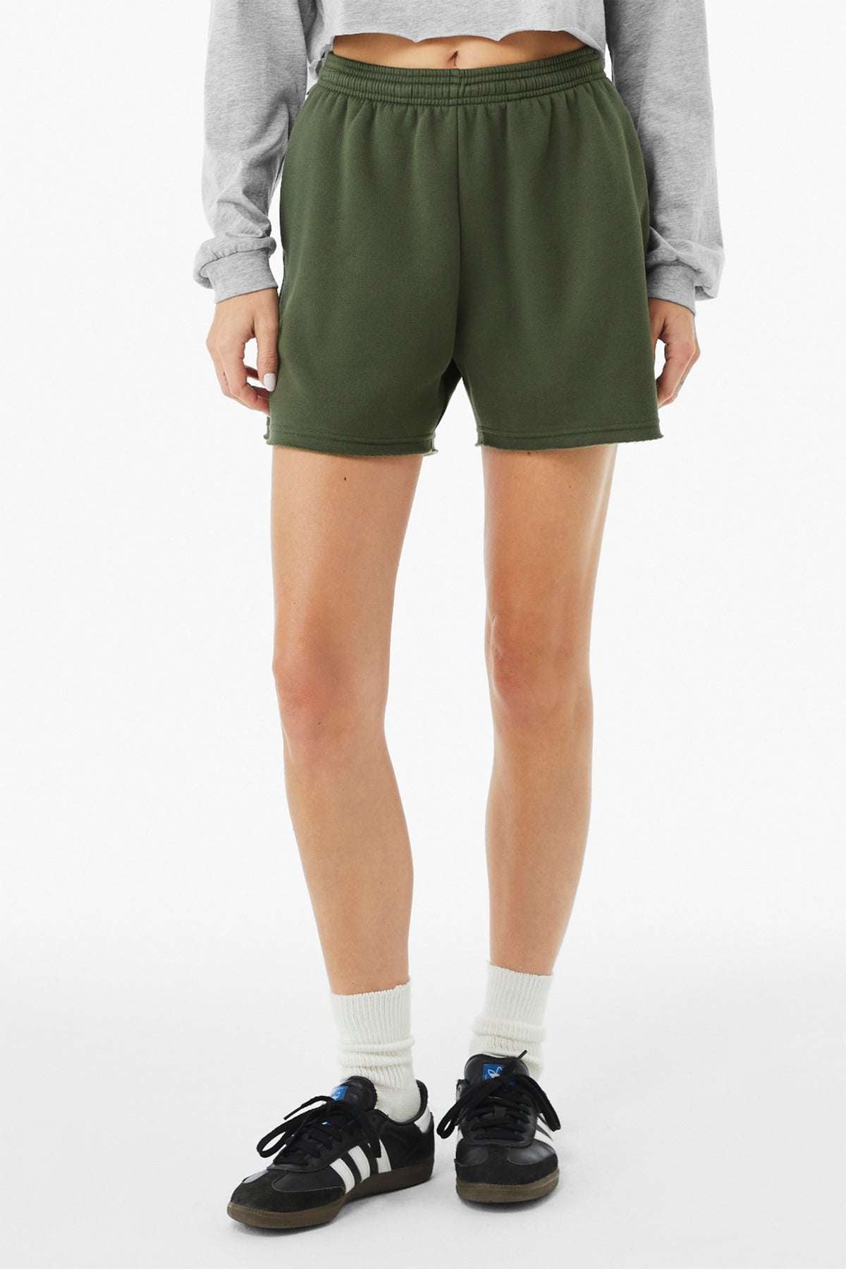 BELLA+CANVASÂ® Women's Cutoff Sweatshort BC3787