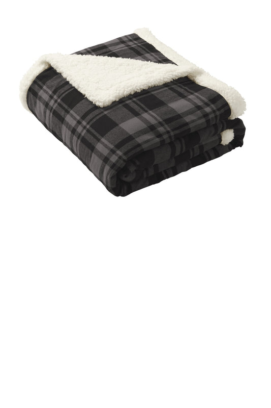 Port Authority Â® Flannel Sherpa Blanket. BP43